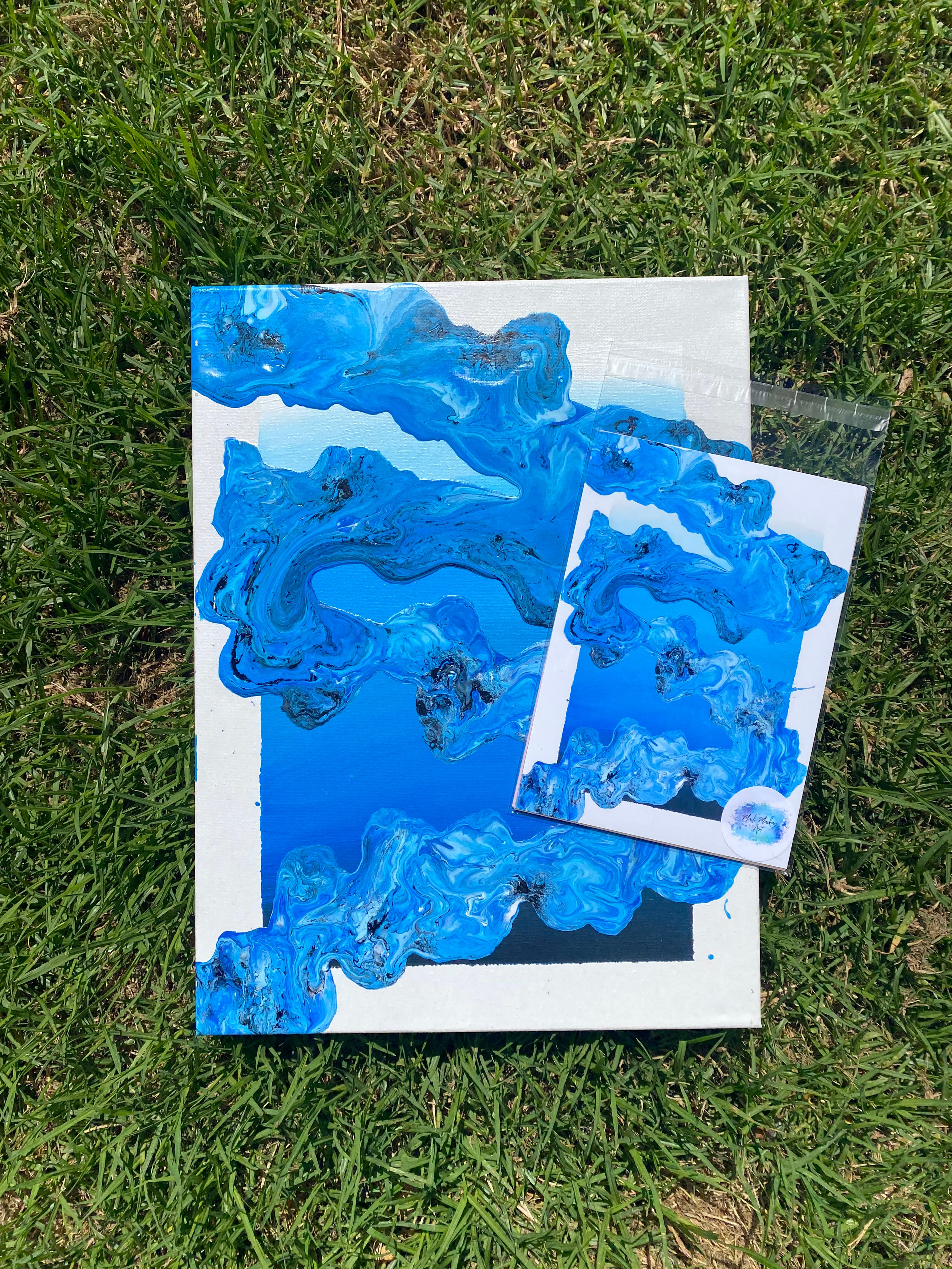 "Blue Baalloo Prints"