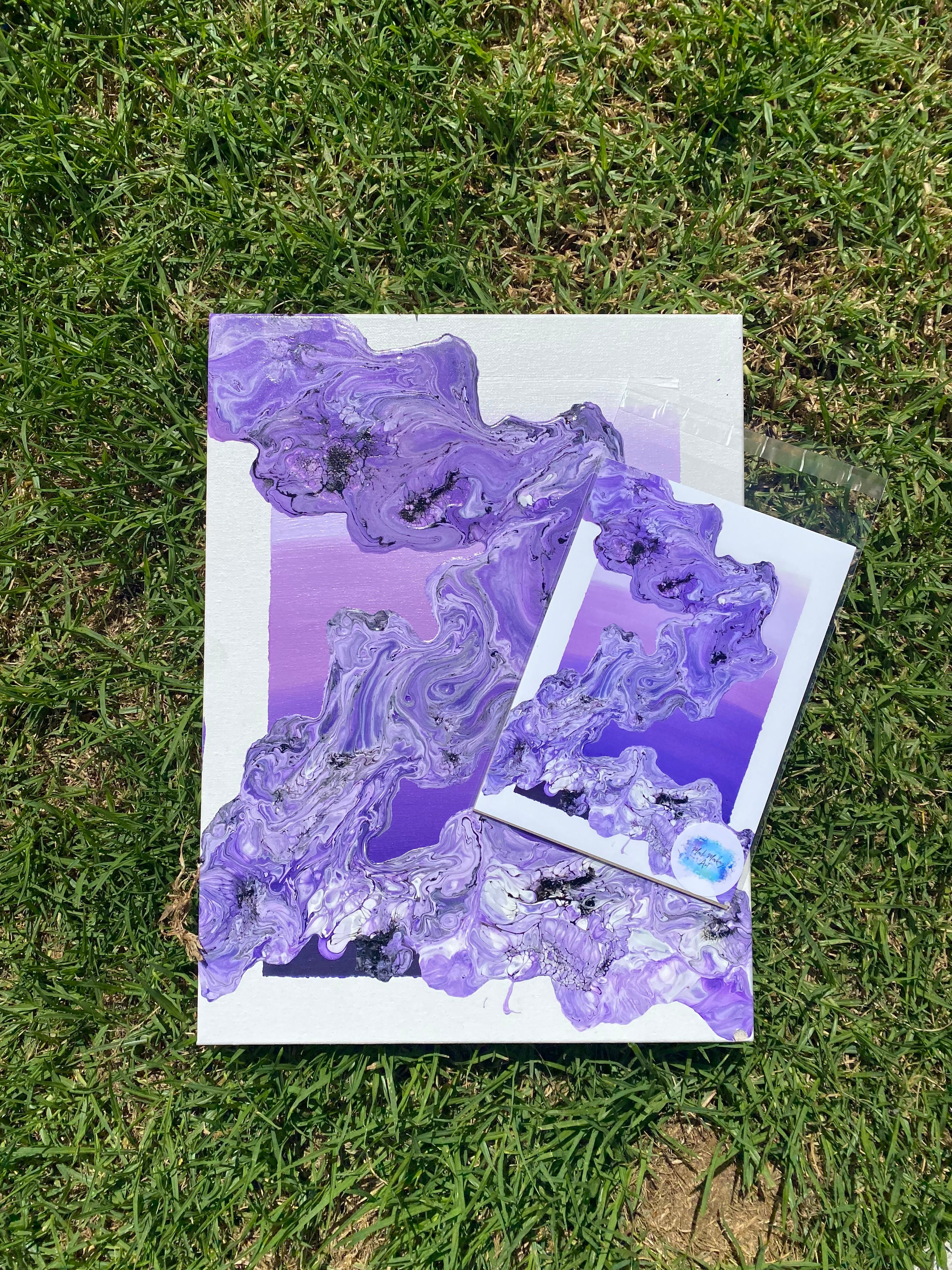 "Purple Power Prints"